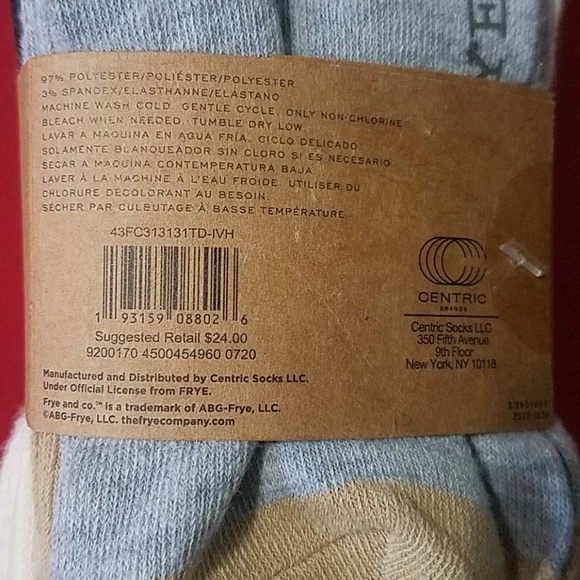 Sold !!! FRYE and CO Boots socks - Picture 3 of 4